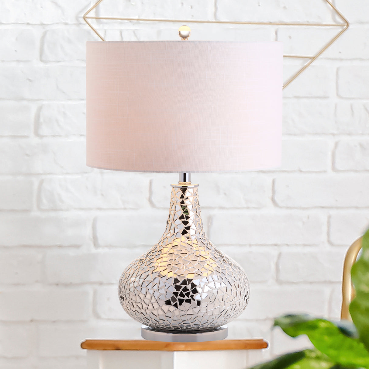 Mirrored-Mosaic-LED-Table-Lamp-Table-Lamps