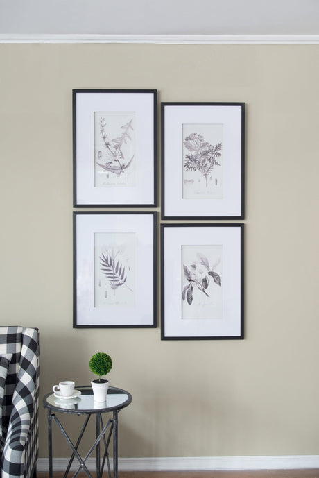 Verdura-Botanica:-Four-Print-Houseplant-Pencil-Art-Set-Wall-Art