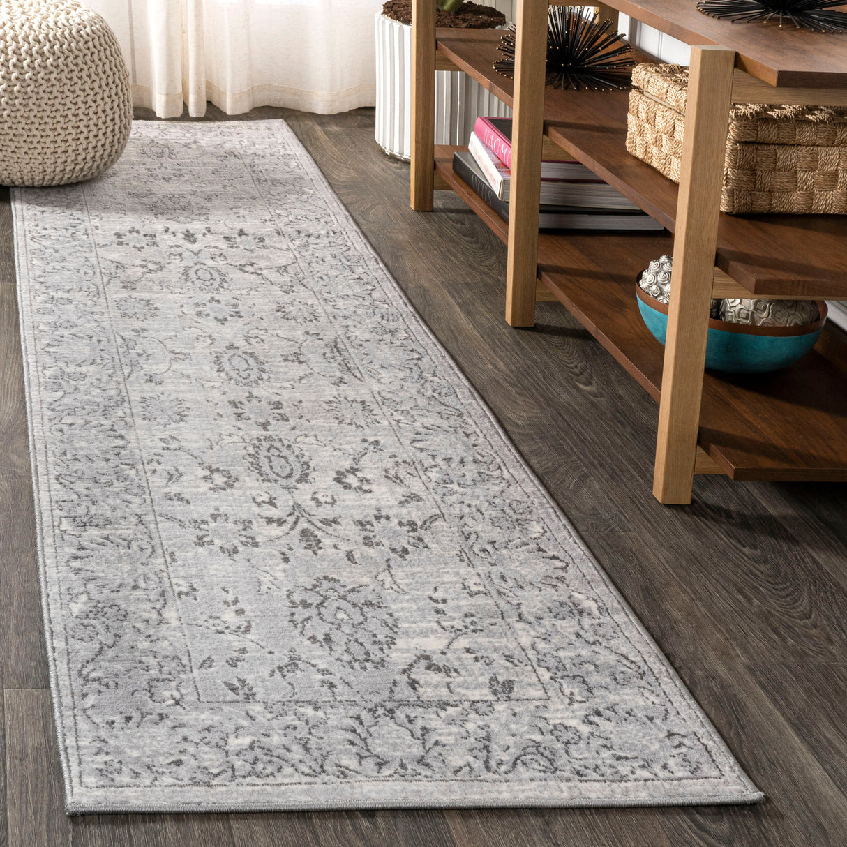 Modern Persian Floral Area Rug