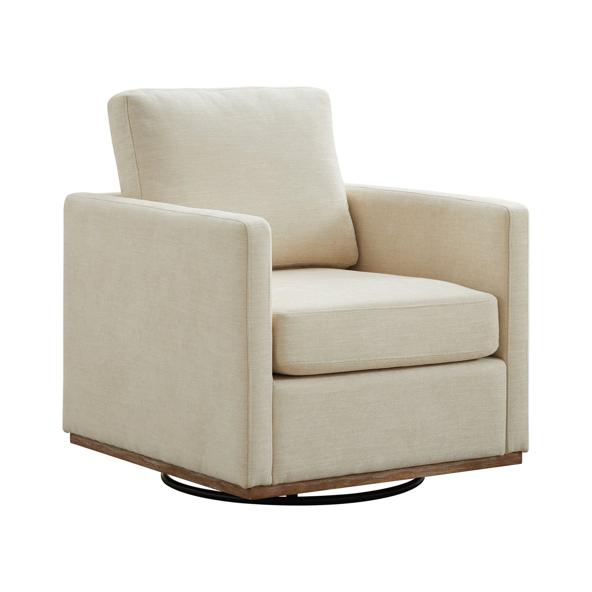Winston Upholstered Swivel Accent Chair