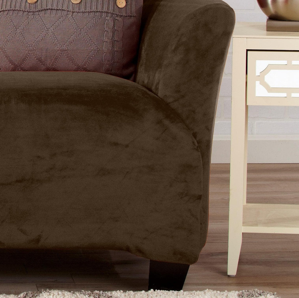 Velvet Stretch Slipcover - Gale Collection