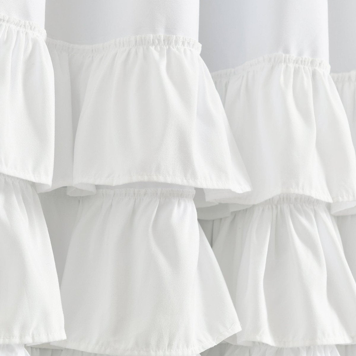 Allison Ruffle 100% Blackout Window Curtain Panel