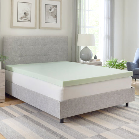 3-inch-green-tea-infused-memory-foam-mattress-topper-Mattress-Toppers