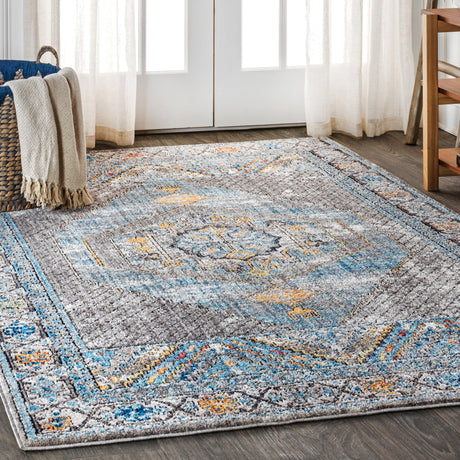 Geometric Vintage Medallion Area Rug