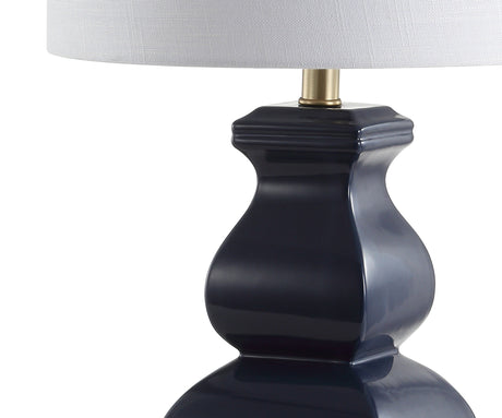 Ceramic LED Table Lamp - Navy