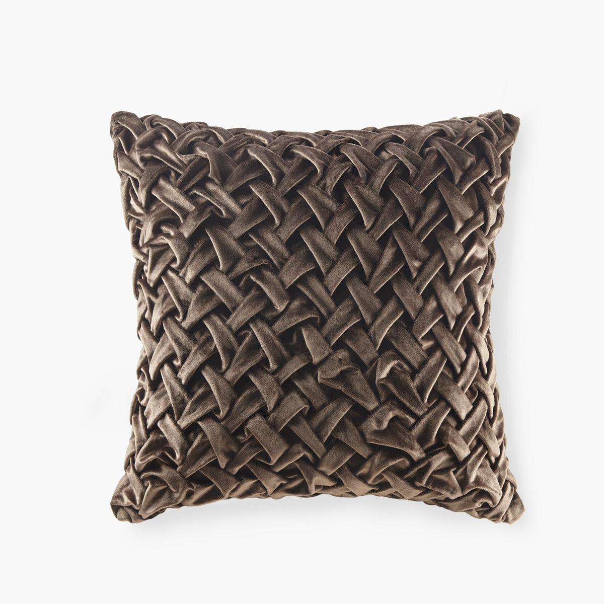 Square Decor Pillow Brown 20x20'