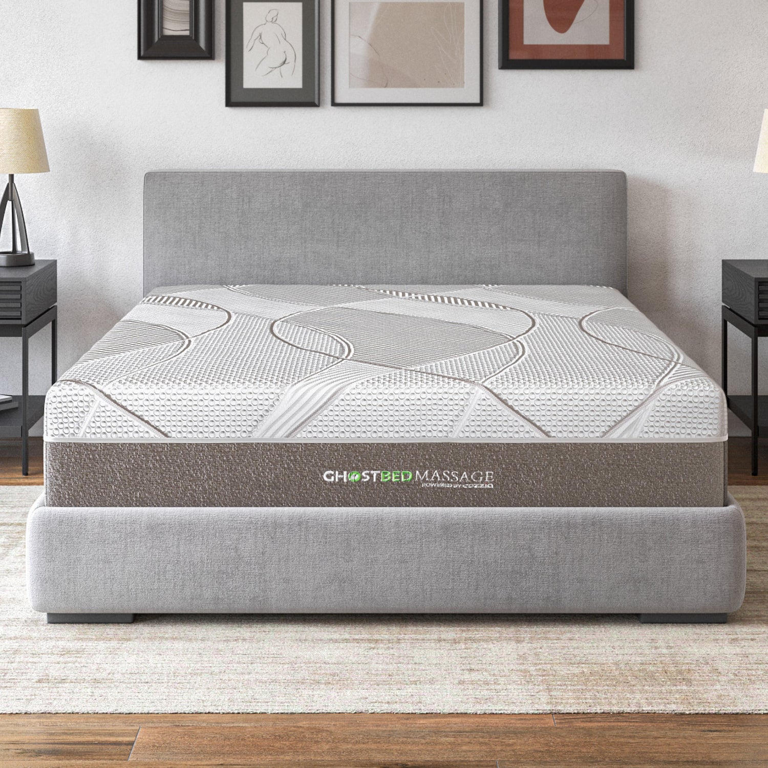 Ghostbed massage mattress profile