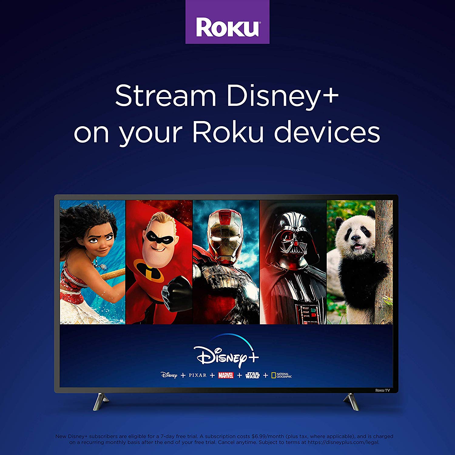 Roku Premiere HD/4K/HDR Streaming Media Player Simple Remote and Premium HDMI Cable