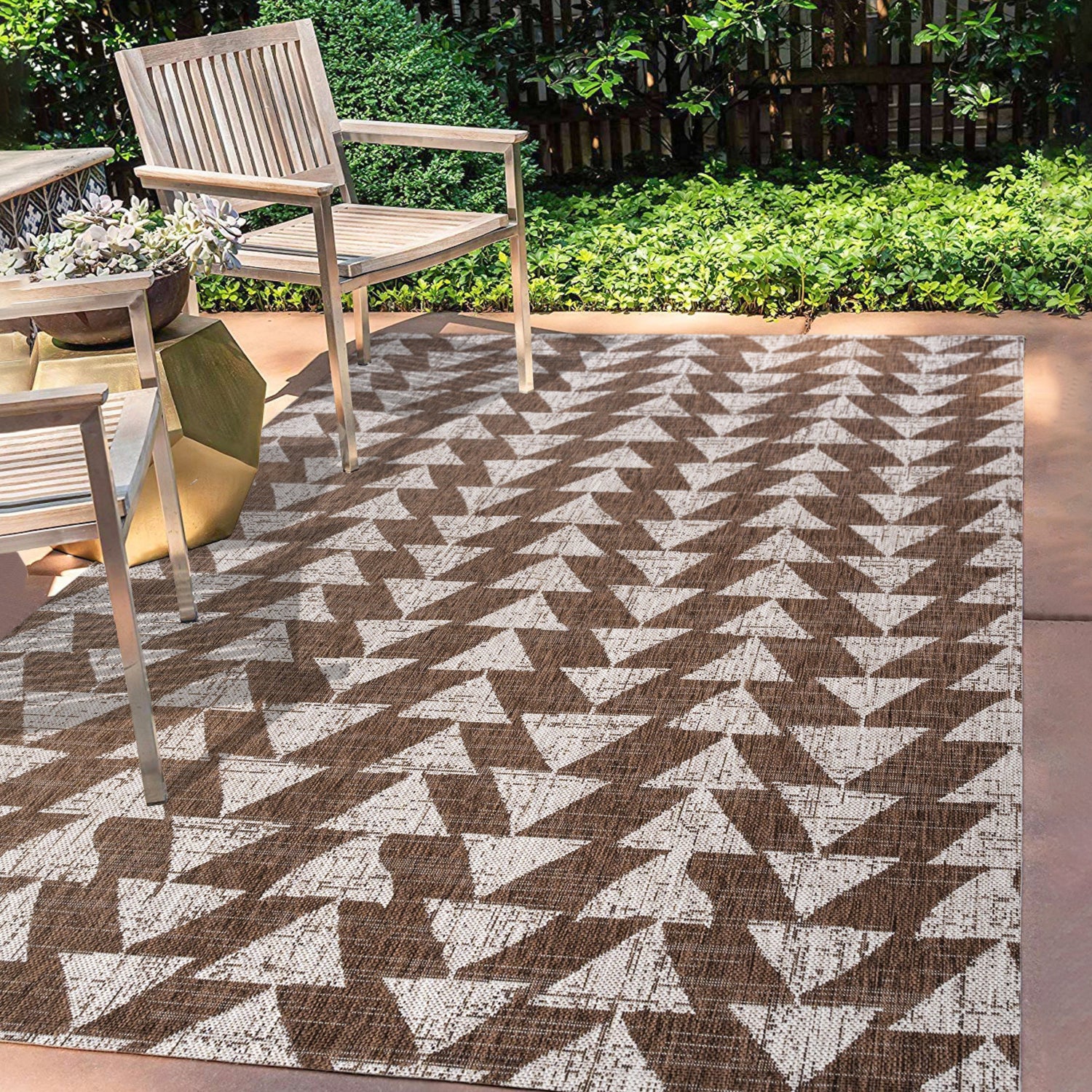 Andratx Modern Tribal Geometric Indoor/Outdoor Area Rug