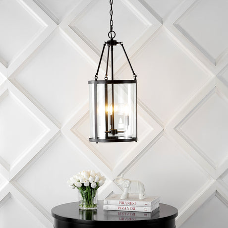 3-Light-Industrial-Farmhouse-Iron/Glass-LED-Pendant-Pendant