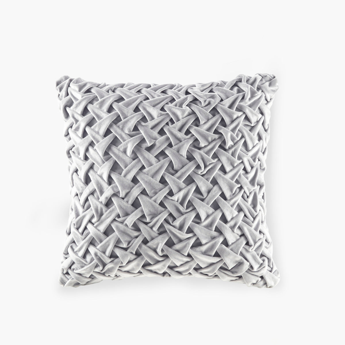 Square Decor Pillow Silver 20x20'