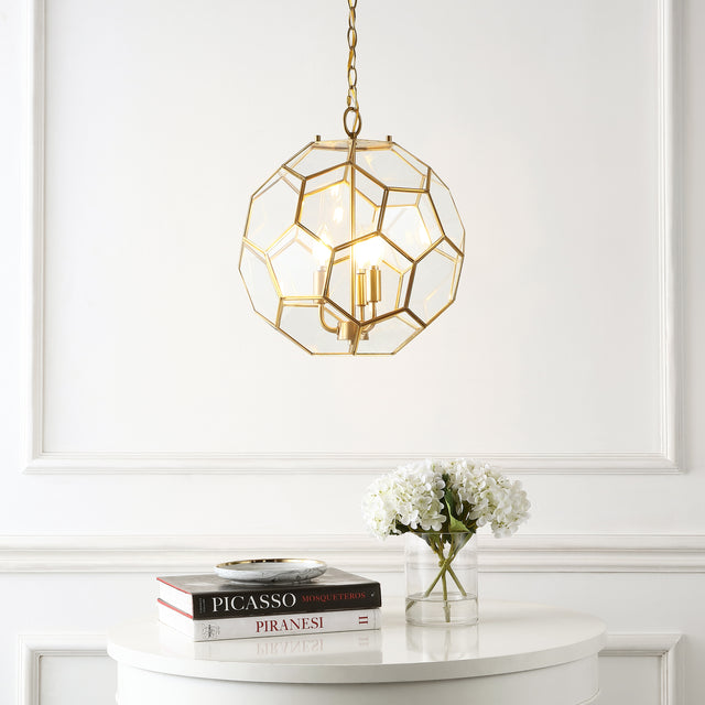 3-Light-Modern-Bohemian-Iron/Glass-LED-Pendant-Ceiling-Light