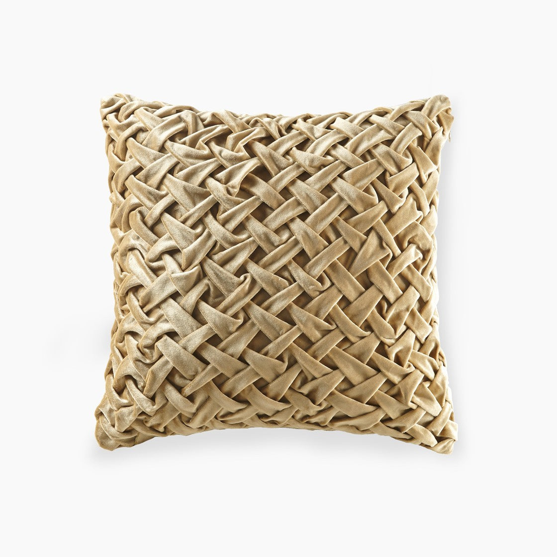 Square Decor Pillow Gold 20x20'
