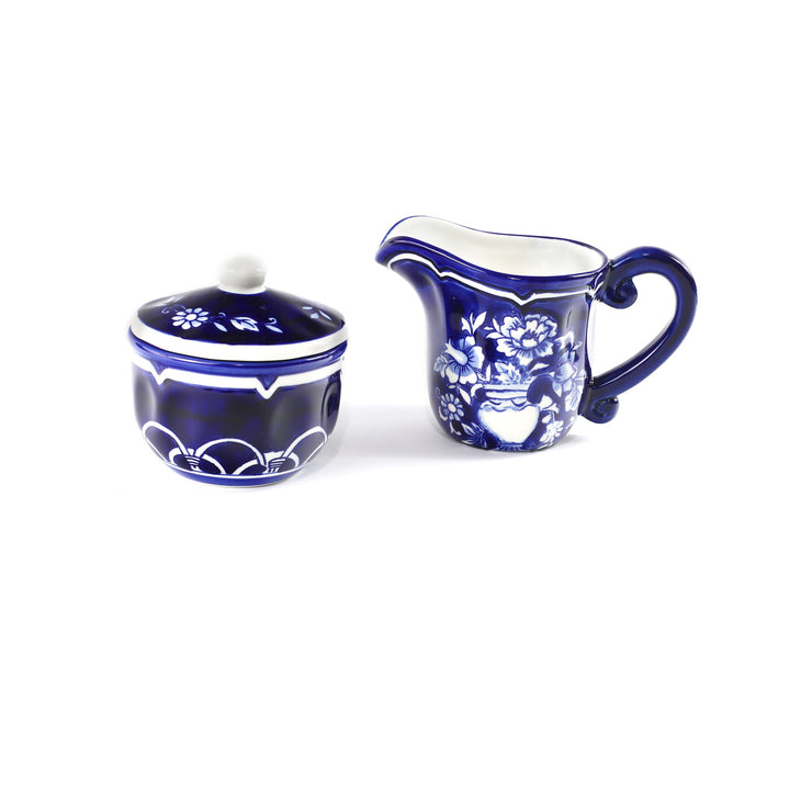 Blue Garden Breakfast Set (Sugar and Creamer)