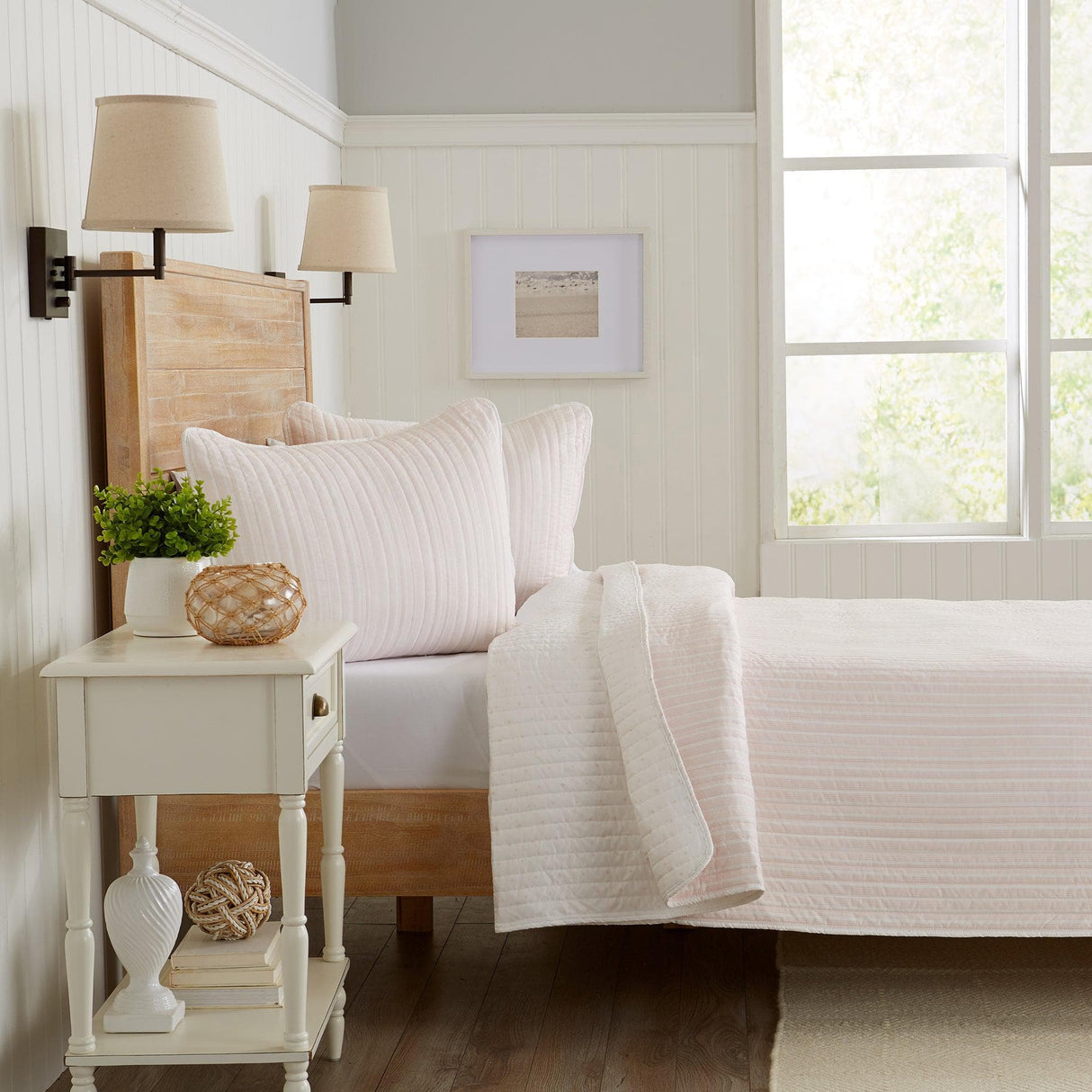 3-Piece Stripe Quilt - Marcie Collection