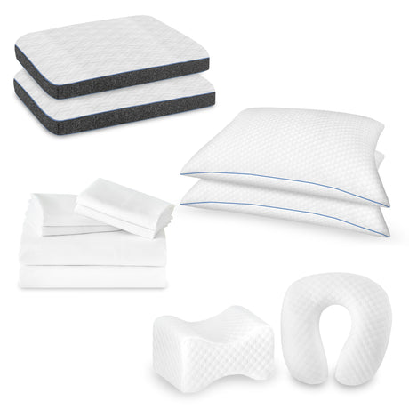 Restonic Luxury 12-piece premium comfort bedding pack