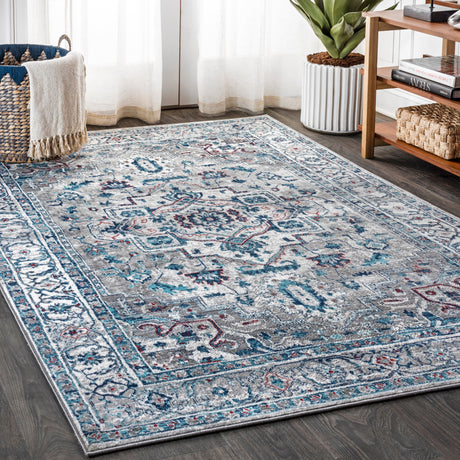 Modern Persian Vintage Medallion Area Rug