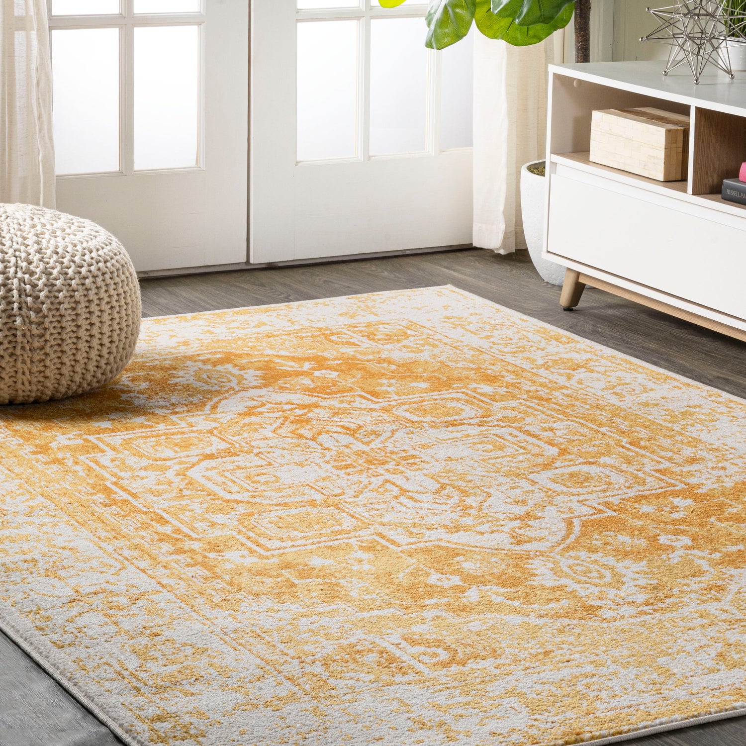 Bohemian Ornate Medallion Area Rug