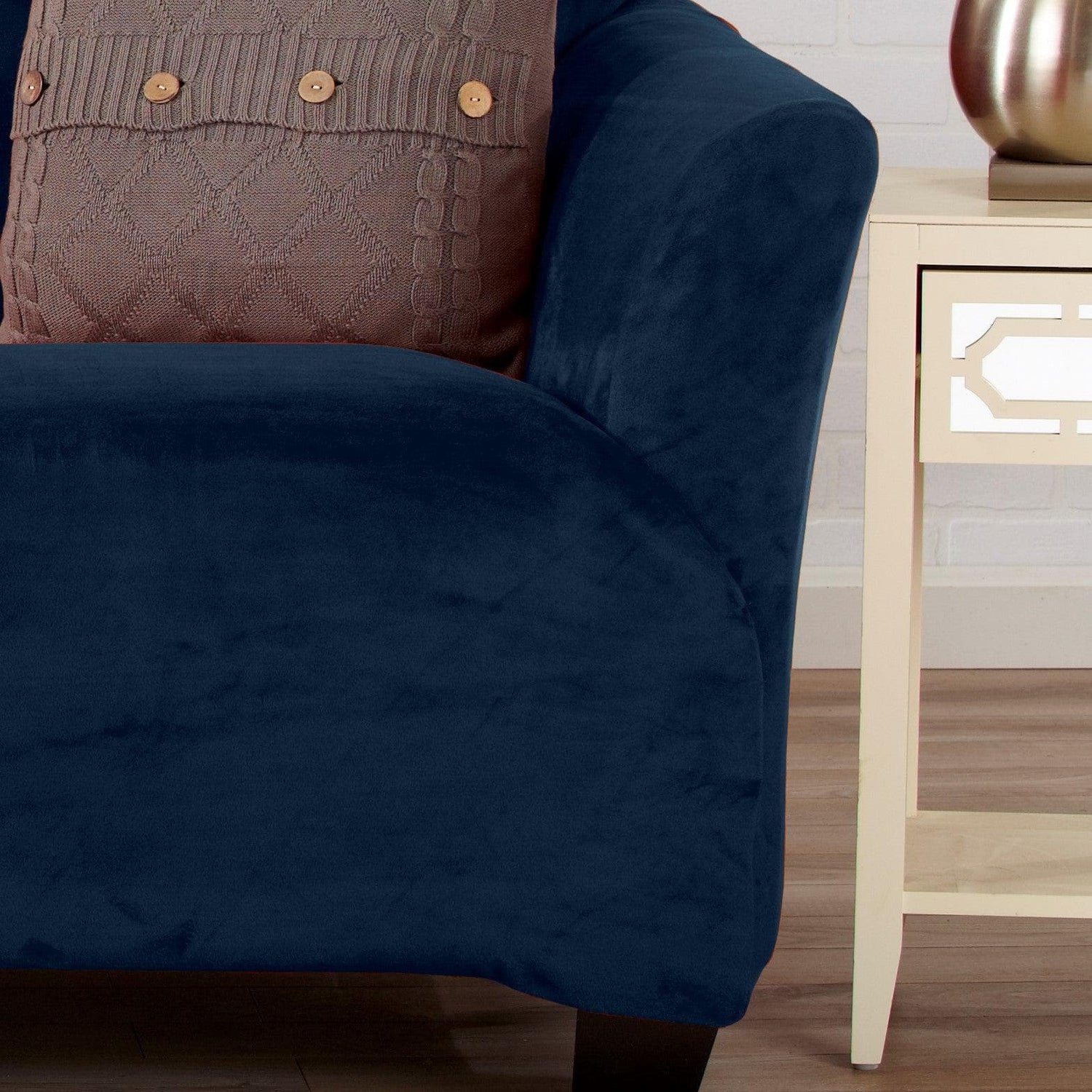 Velvet Stretch Slipcover - Gale Collection