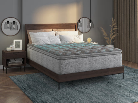 Restonic comfort care 10' hybrid, euro top,  individual pocketed coil mattress , plush comfort