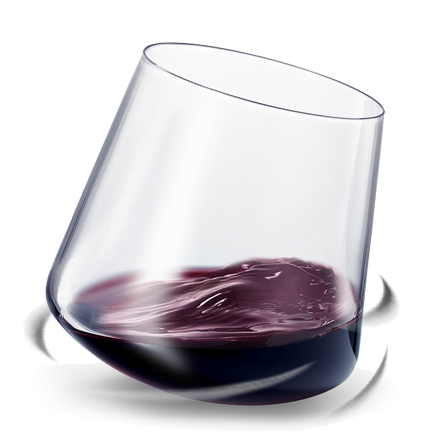 Classica Un-Spillable Stemless Wine Glassware, Single Set