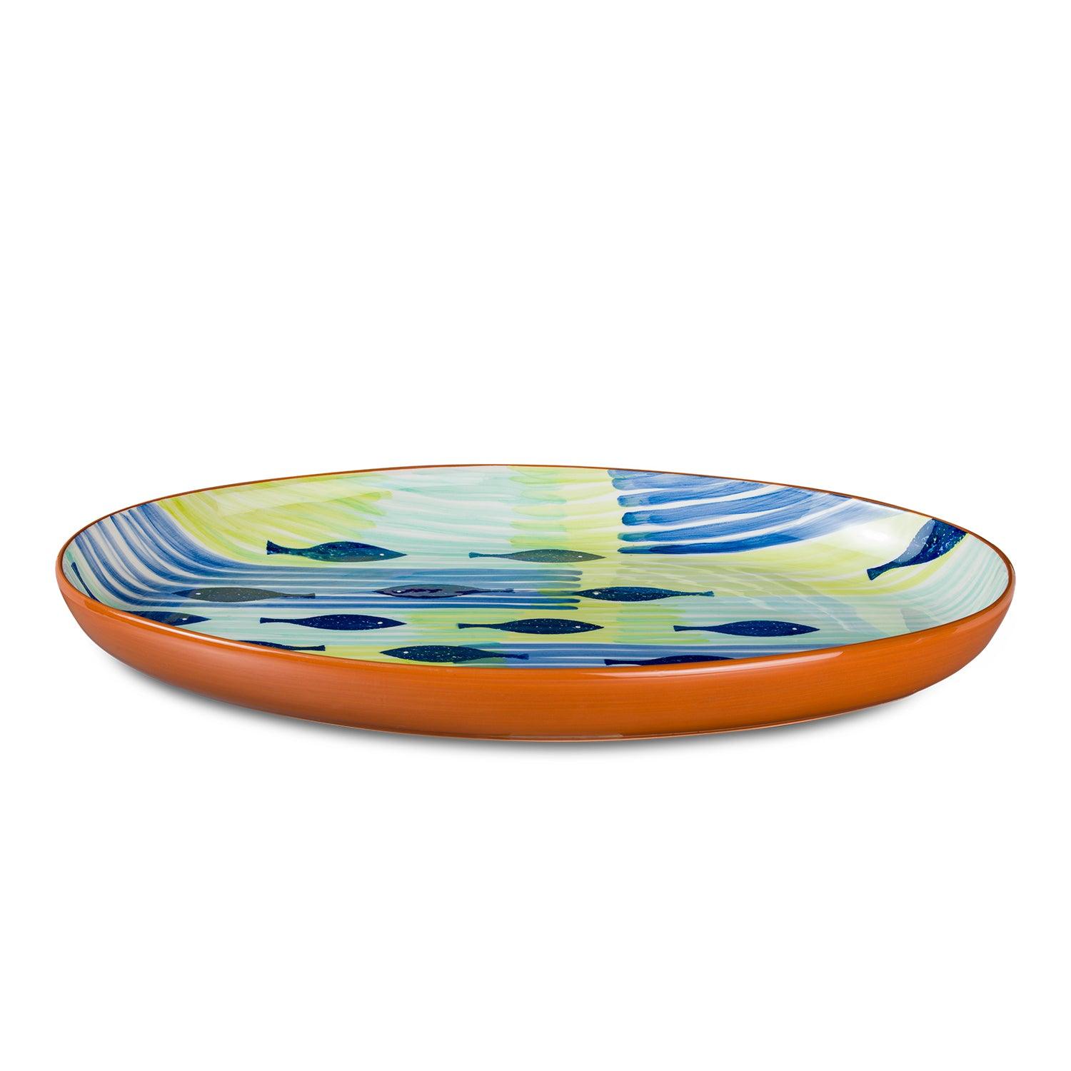 Pescador 19.5'' Oversized Oval Serving Platter