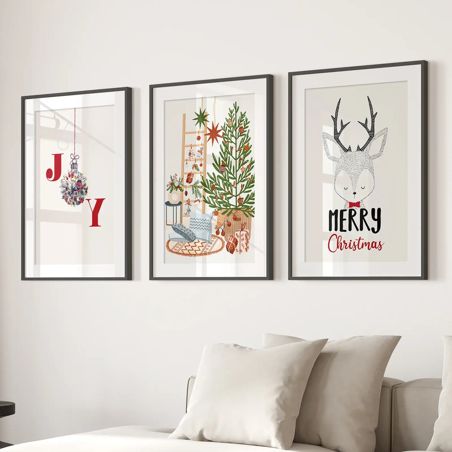 Nursery Christmas Winter Art Poster Home Decor