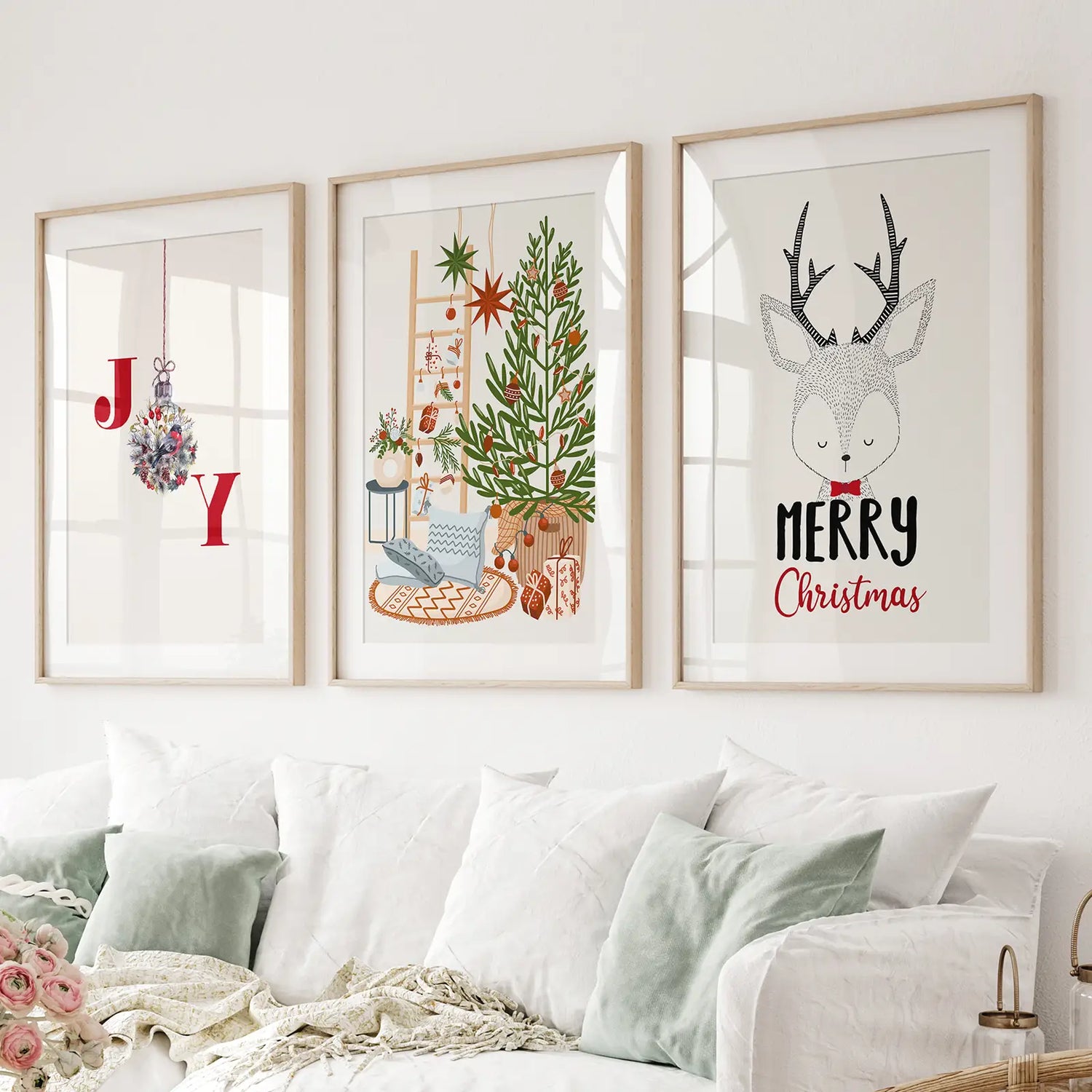 Nursery Christmas Winter Art Poster Home Decor