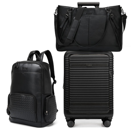 Leisure Escape Expandable 3 Piece Luggage Set