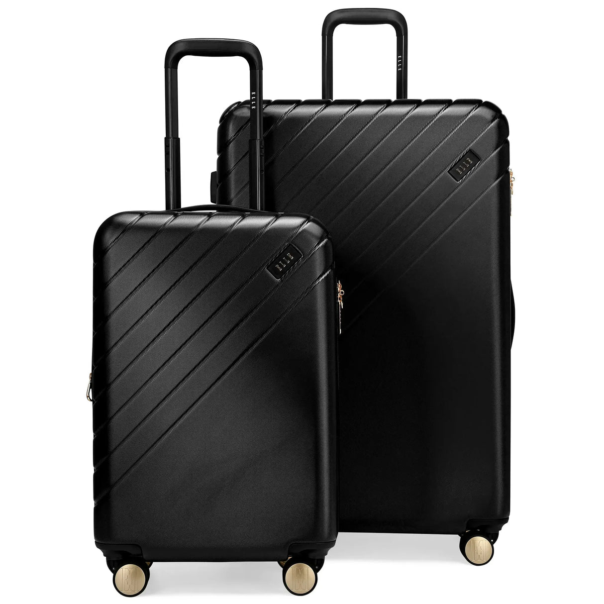 Louvre 2 Piece Expandable Polycarbonate Luggage Set