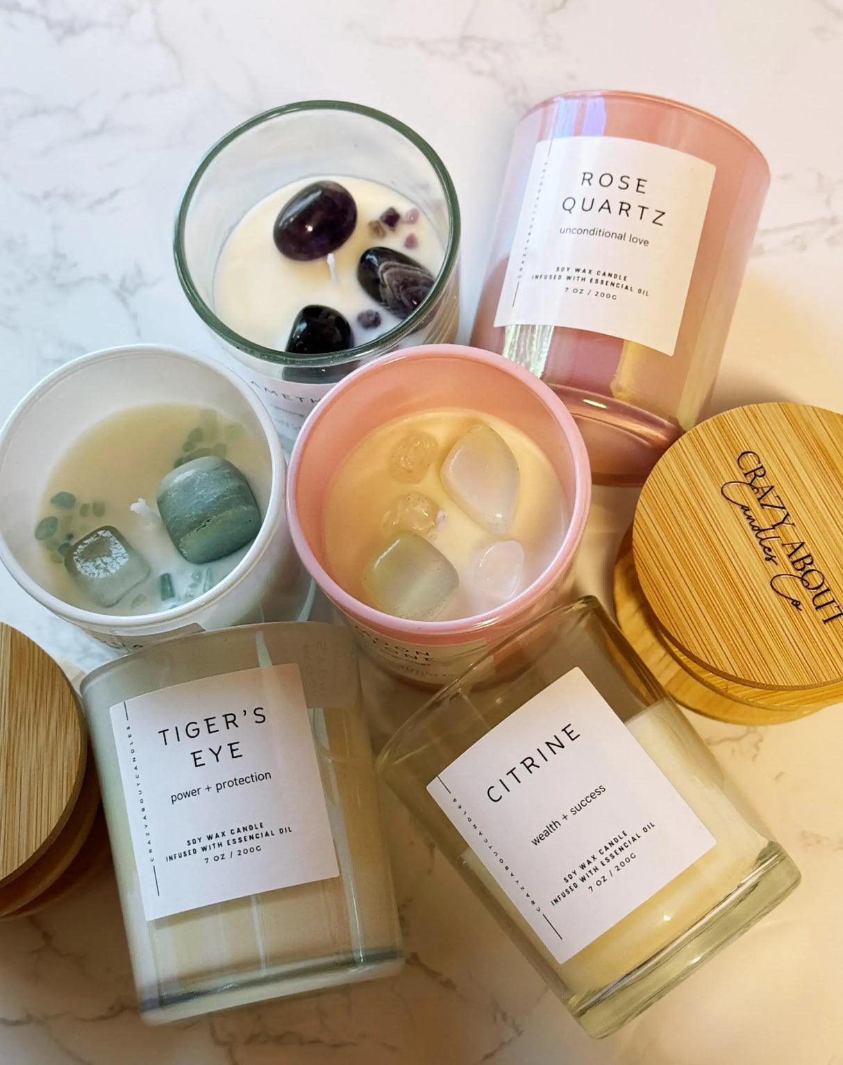 Energy Crystals Candle - Enjoy Free Shipping Today