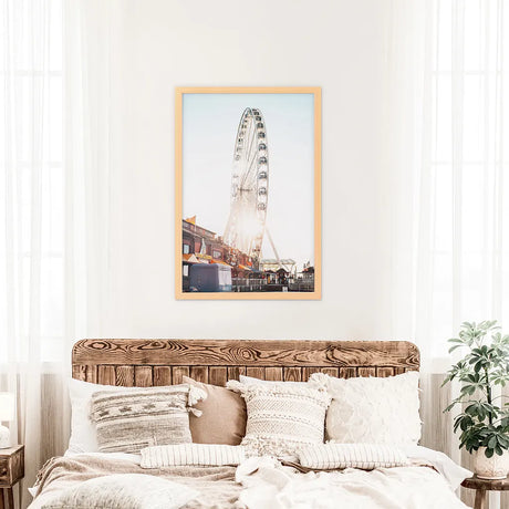 Ferris Wheel Wall Decor. Summer Beach Style