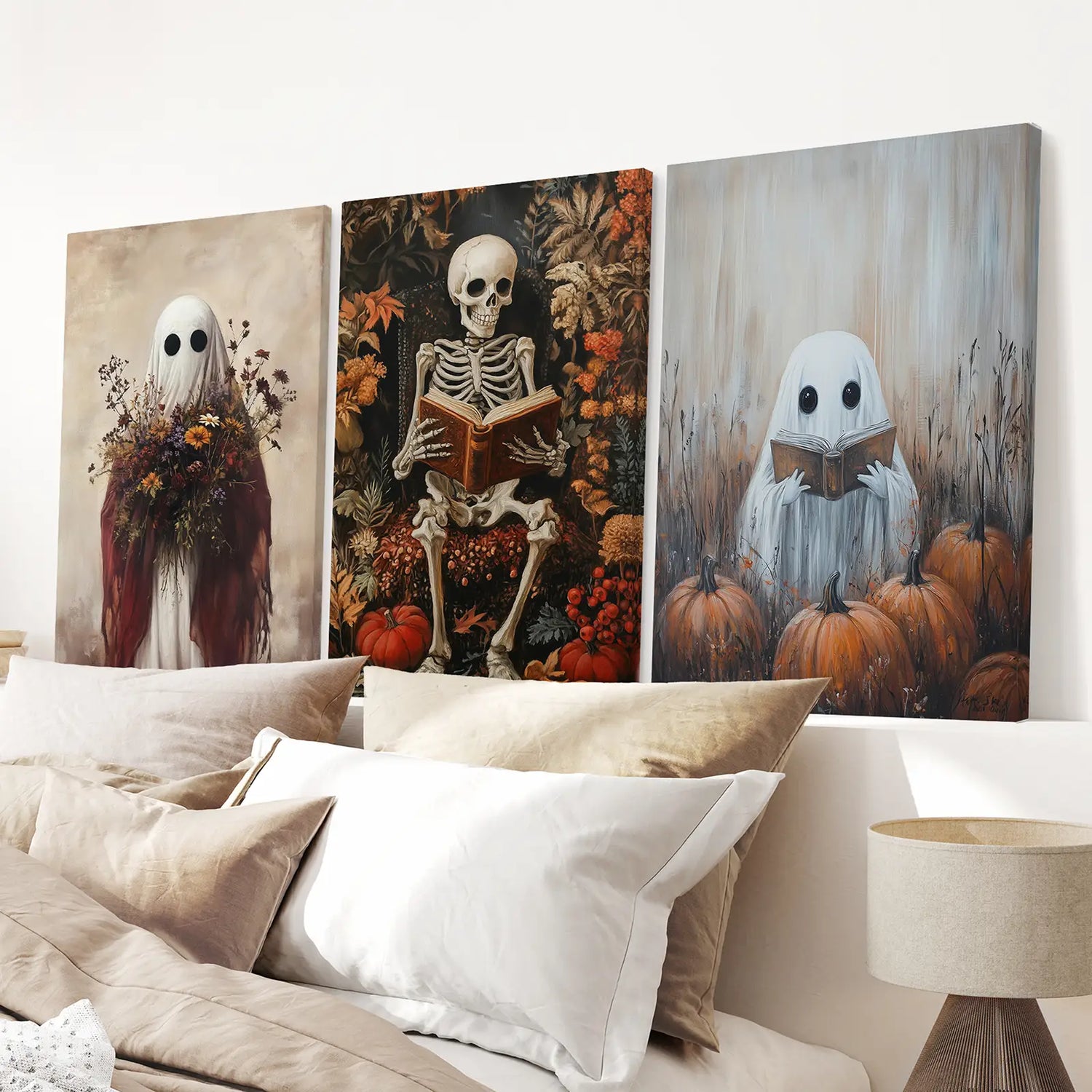 Halloween Skeleton Wall Art Decorations Posters
