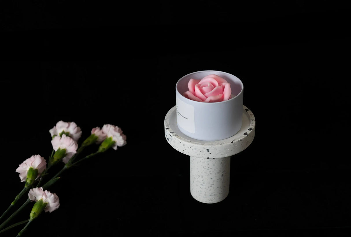 Flower in a Jar Candle – Handcrafted Soy Wax Scented Candle Gift