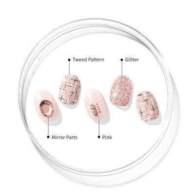 Ohora Gel Nail Gem Line Coco Tweed 30ct - New