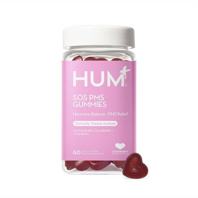 HUM Nutrition SOS PMS for PMS Relief & Mood Support Vegan Gummies 60ct - New
