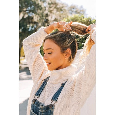 TELETIES Elastics Crystal Clear Large/3ct - New