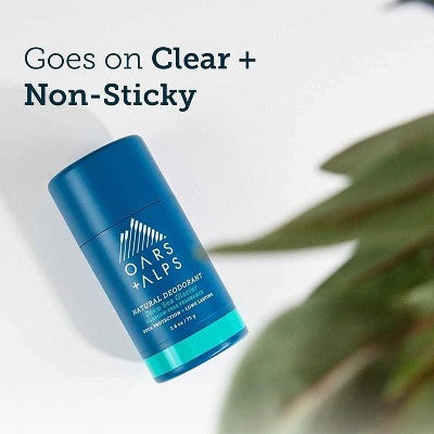 OARS + ALPS Men's Sensitive Roll-On Natural Deodorant Deep Sea Glacier 2.6oz - New