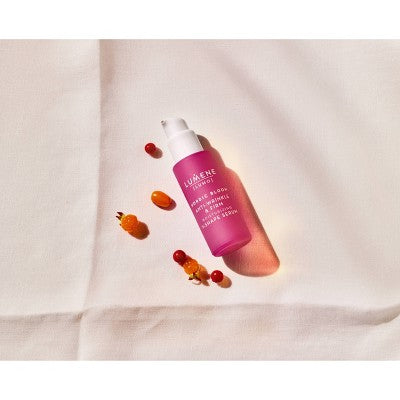 Lumene Nordic Bloom Anti-Wrinkle Firm Face Moisturizing Serum 1 fl oz - New