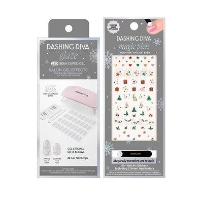 Dashing Diva Glaze Starter Nail Art Gummy Bear + Magic Pick Nail Art 32ct - New