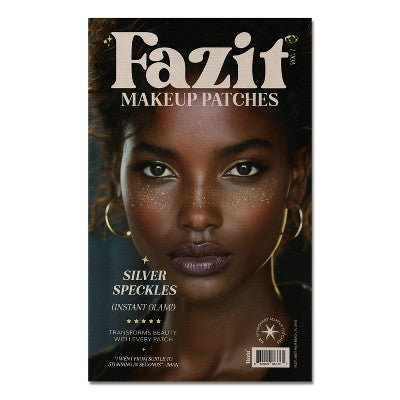 Fazit Silver Glitter Freckle Makeup Patches - New