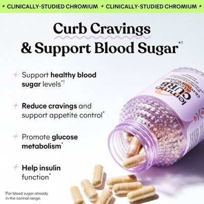 Lemme Curb Glucose and Cravings Support Capsules 60ct - New