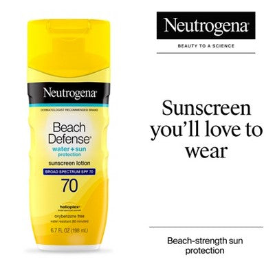 Neutrogena Beach Defense Lotion Twin Pack SPF 70 - Imperfect Box