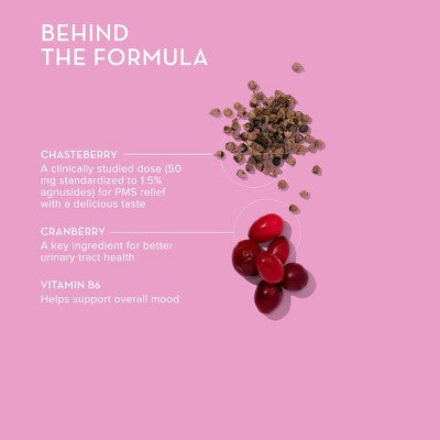 HUM Nutrition SOS PMS for PMS Relief & Mood Support Vegan Gummies 60ct - New