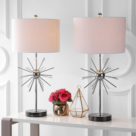 Metal/Marble-LED-Table-Lamp-(Set-of-2)-Table-Lamps