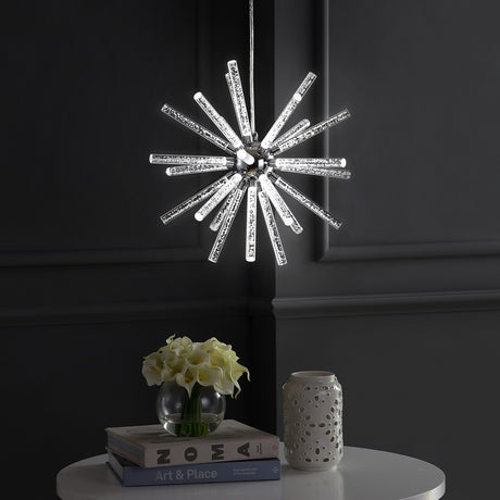 Adjustable-Integrated-LED-Starburst-Metal/Acrylic-Pendant-Table-Lamps