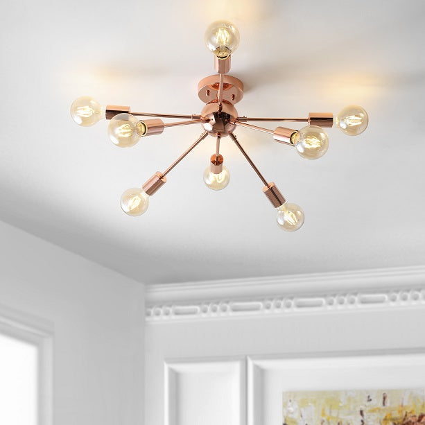 8-Light-Sputnik-Metal-LED-Flush-Mount-Flush-Mount