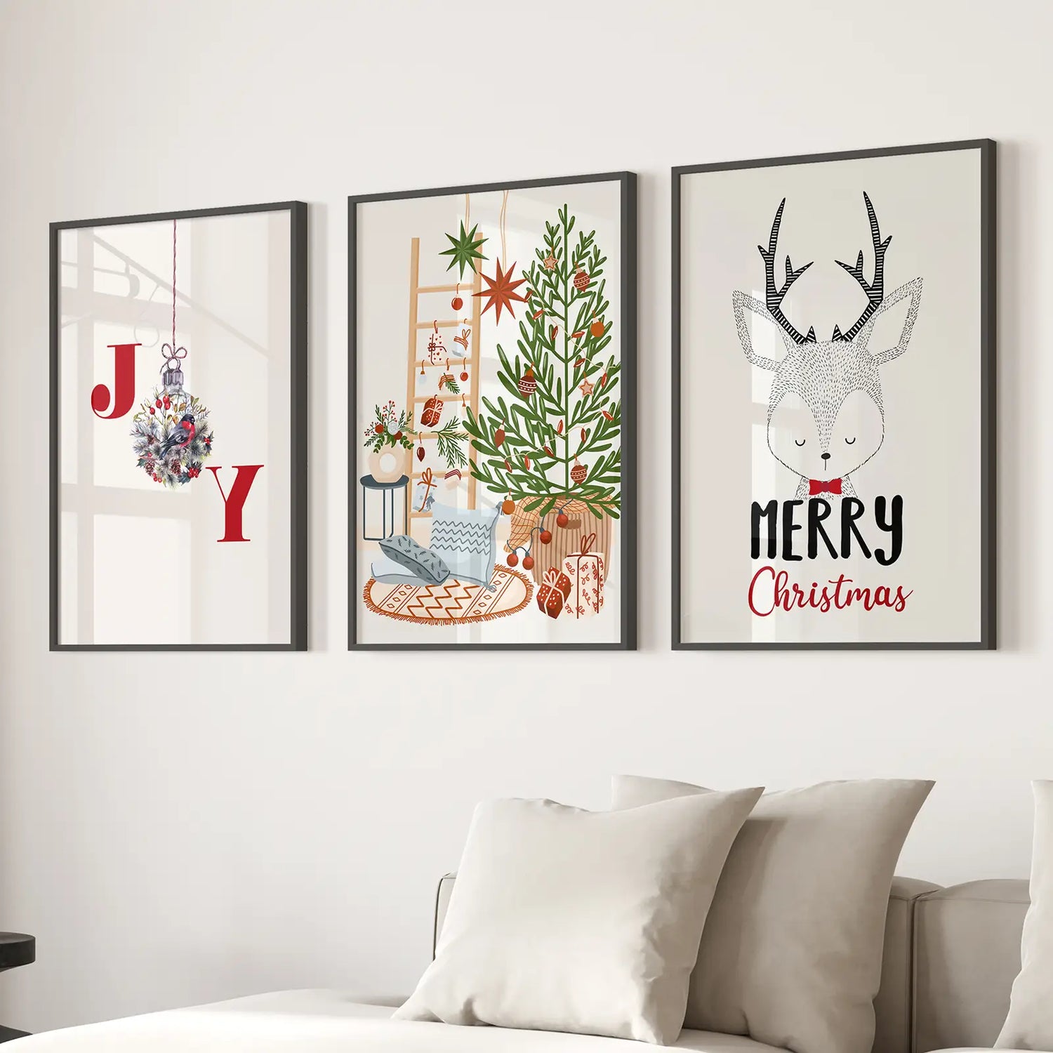 Nursery Christmas Winter Art Poster Home Decor