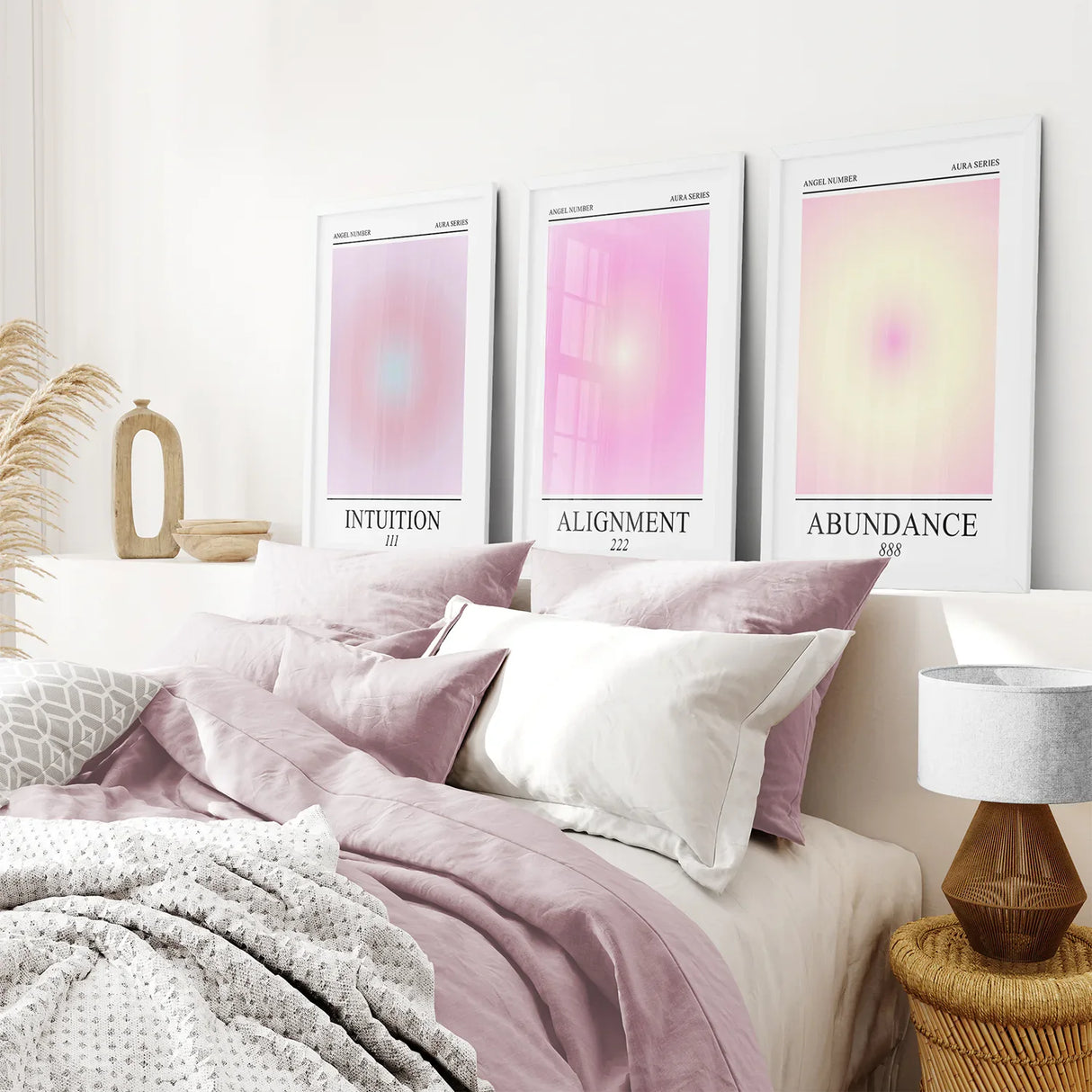 Aura Energy Spiritual Gradient Wall Art Set