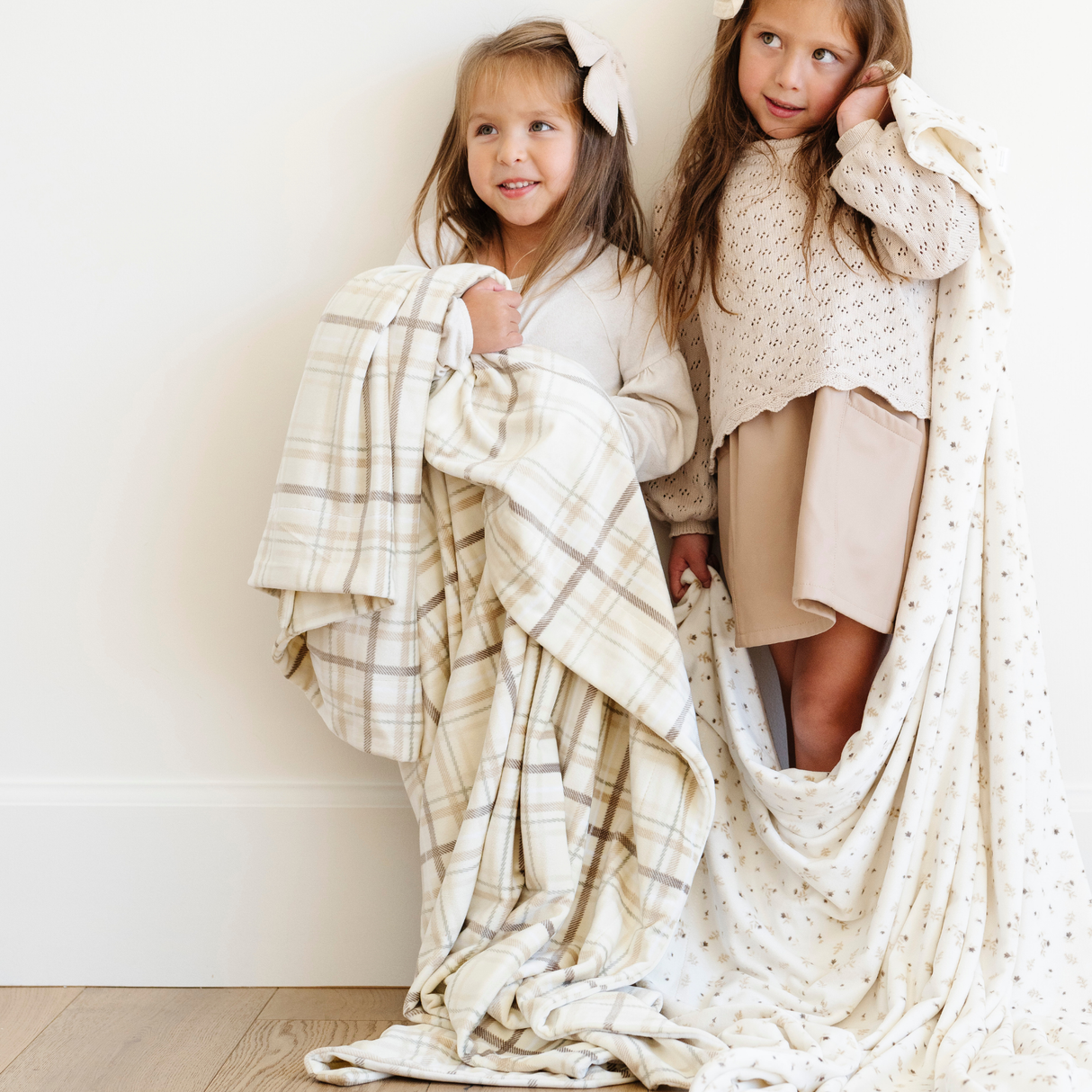 Minky Stretch Throw Blankets